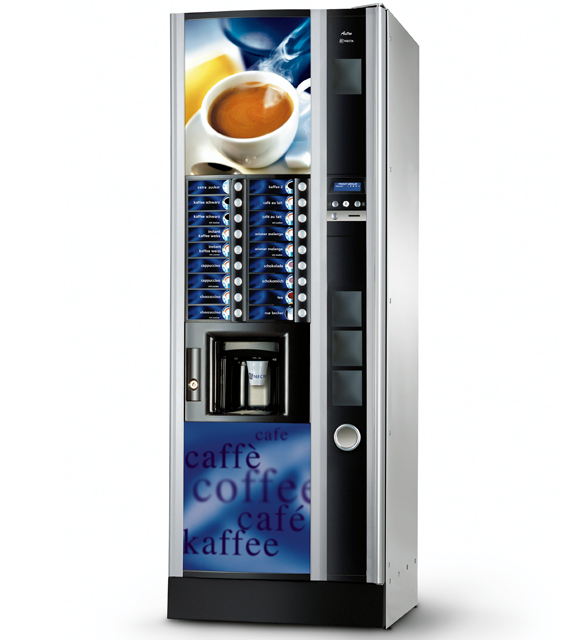 Expendedora de Café modelo B400. Comprar. Información. Tiendas abiertas 24  horas.